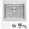 Ruvati Sink, Stainless Steel, 20.37" W x 21" L x RVM5021 - alternate 2